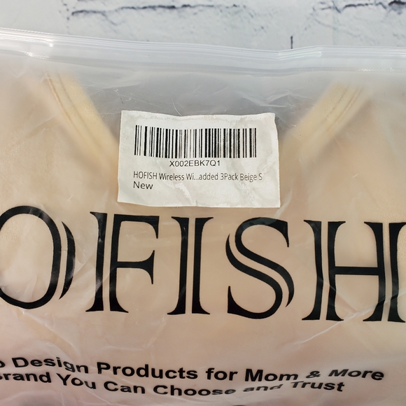 HOFISH Women's Seamless Maternity Sleep Breastfeeding Everyday Bra 3 Pack - Picture 8 of 9